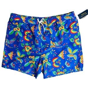 Polo Ralph Lauren Mens‎ 3XLT Swim Shorts Trunks Blue Multi Floral